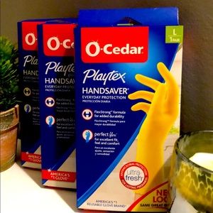 Playtex gloves hand saver! 3 pack bundle.